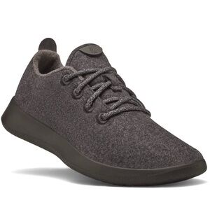 Allbirds Natural Black with Black Sole Wool Runners shoes size 8